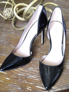 {$15 BUNDLED}🚨B2G1 BCBGENERATION Black Patent Pointed Toe Stiletto Pumps